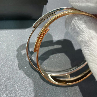 [Am Jewelry]Move Noa Rose Gold Pavé Diamond Bangle Bracelet