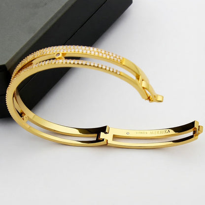 [Am Jewelry]Move Romane pavé bangle