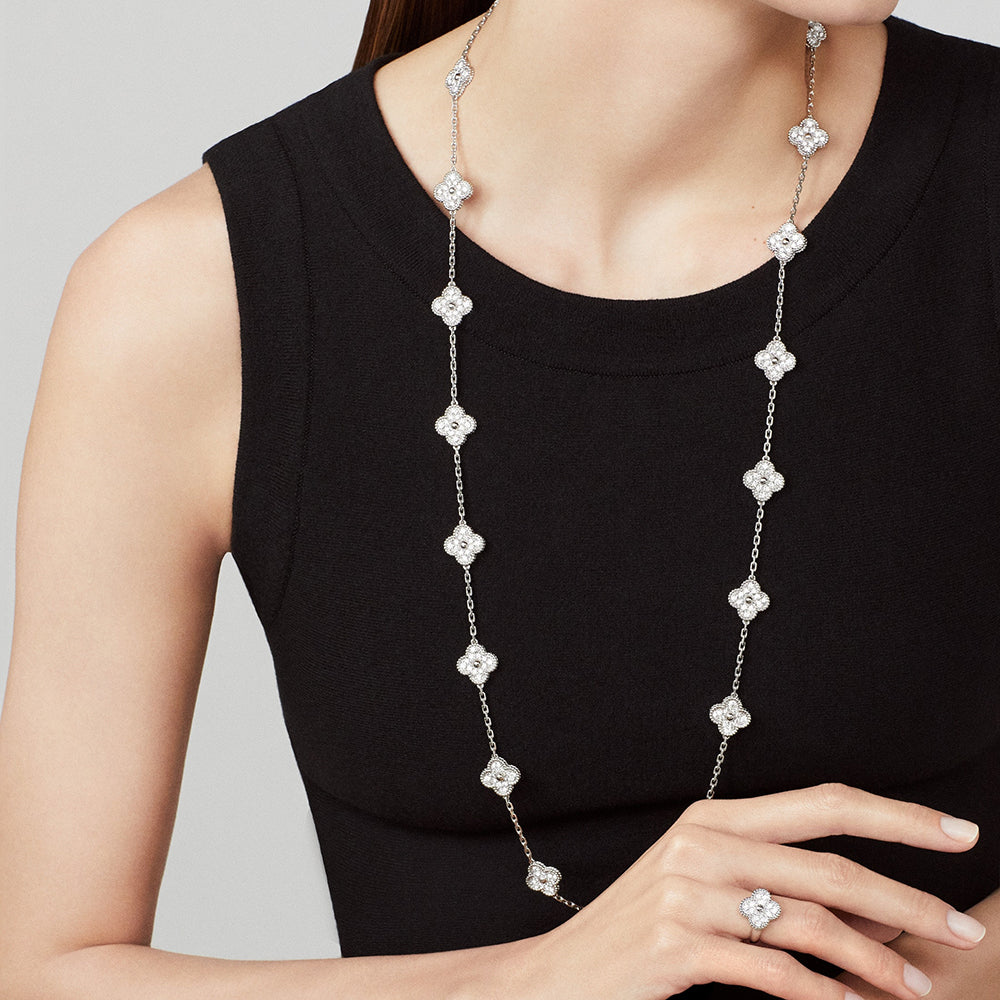 [Am jewelry]CLOVER 20 MOTIFS  LASER SILVER