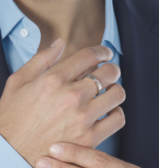 [Am jewelry]ALLIANCE LIENS VIDENCE 4MM RING
