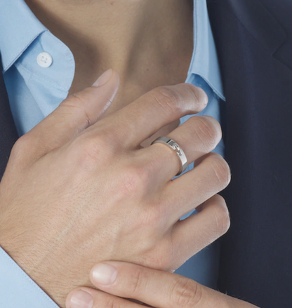 [Am jewelry]ALLIANCE LIENS VIDENCE 4MM RING