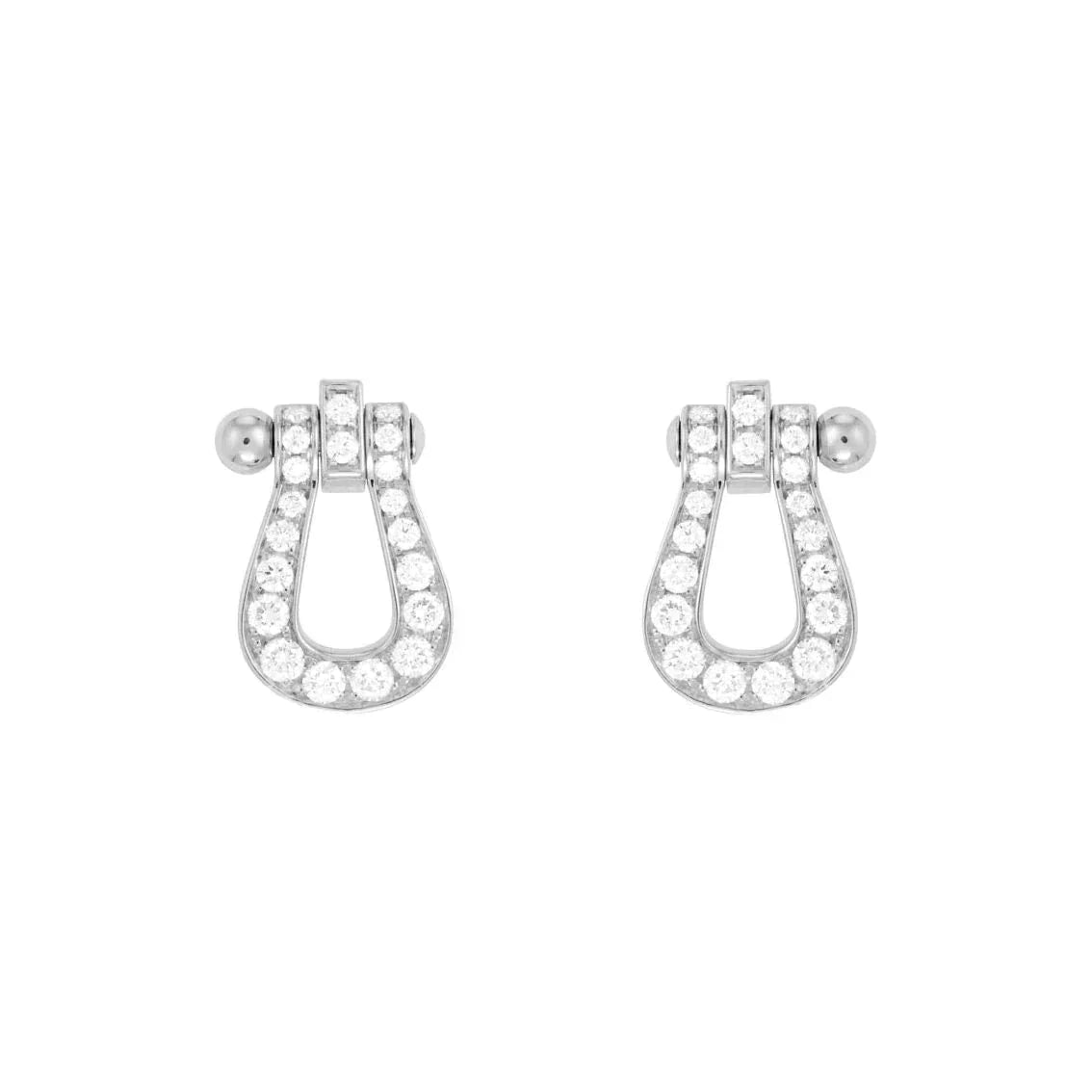 [Am jewelry]FORCE 10 FULL DIAMOND STUD EARRINGS MINI MODEL