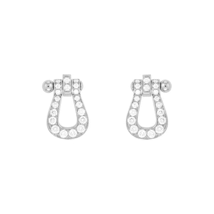 [Am jewelry]FORCE 10 FULL DIAMOND STUD EARRINGS MINI MODEL