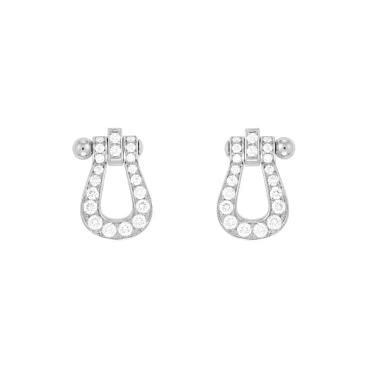 [Am jewelry]FORCE 10 FULL DIAMOND STUD EARRINGS MINI MODEL
