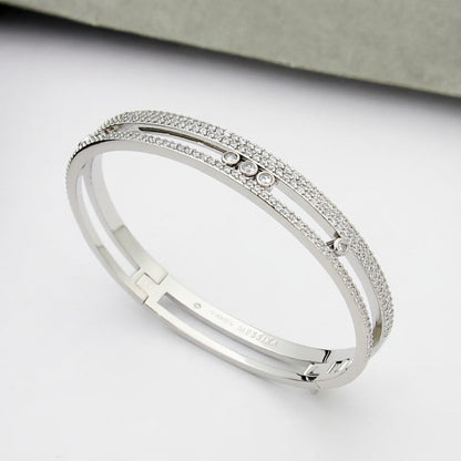 [Am Jewelry]Move Romane pavé bangle
