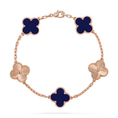 [Am jewelry]CLOVER 5 MOTIF LAPIS LAZULI BRACELET COLLECTION