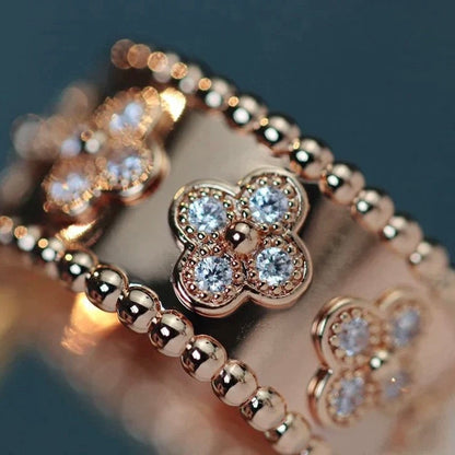 [Am jewelry]CLOVER KALEIDOSCOPE RING 10MM