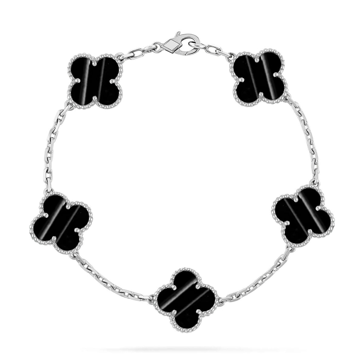 [Am jewelry] CLOVER 5 MOTIF PULSAR STONE BRACELET COLLECTION