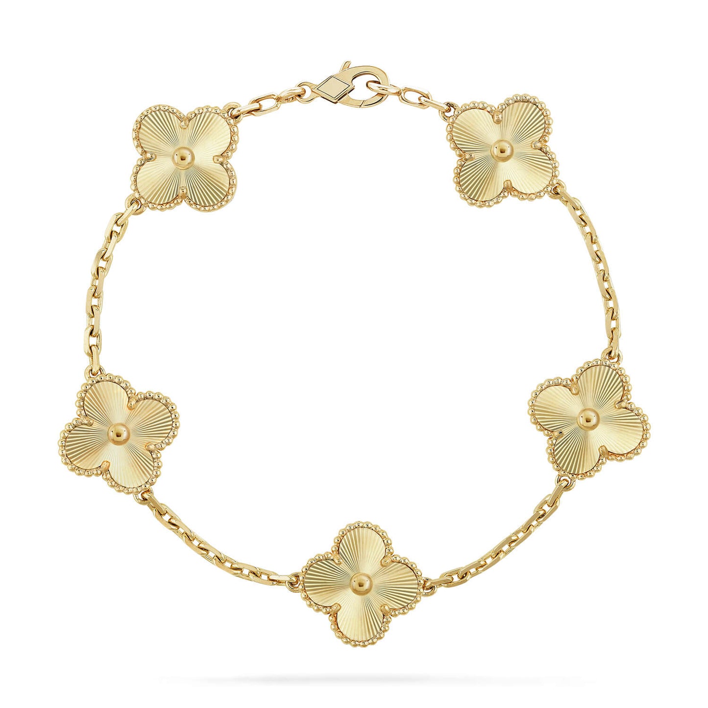 [Am jewelry] CLOVER 5 MOTIF LASER BRACELET COLLECTION
