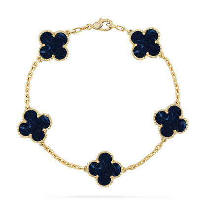 [Am jewelry]CLOVER 5 MOTIF PIETERSITE BRACELET COLLECTION