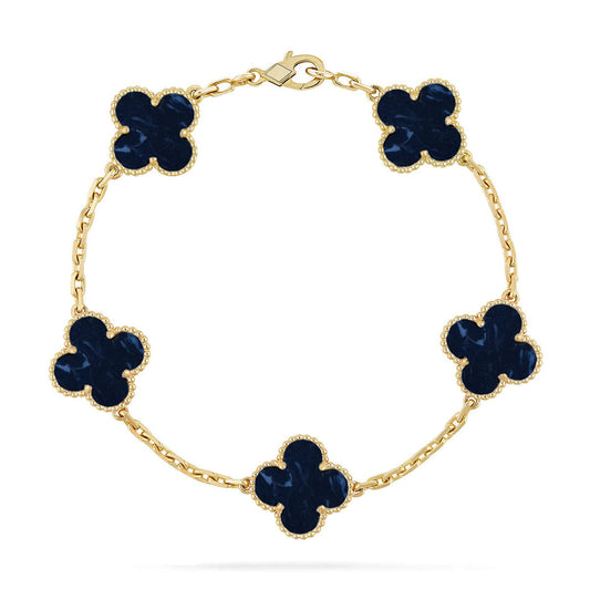 [Am jewelry]CLOVER 5 MOTIF PIETERSITE BRACELET COLLECTION