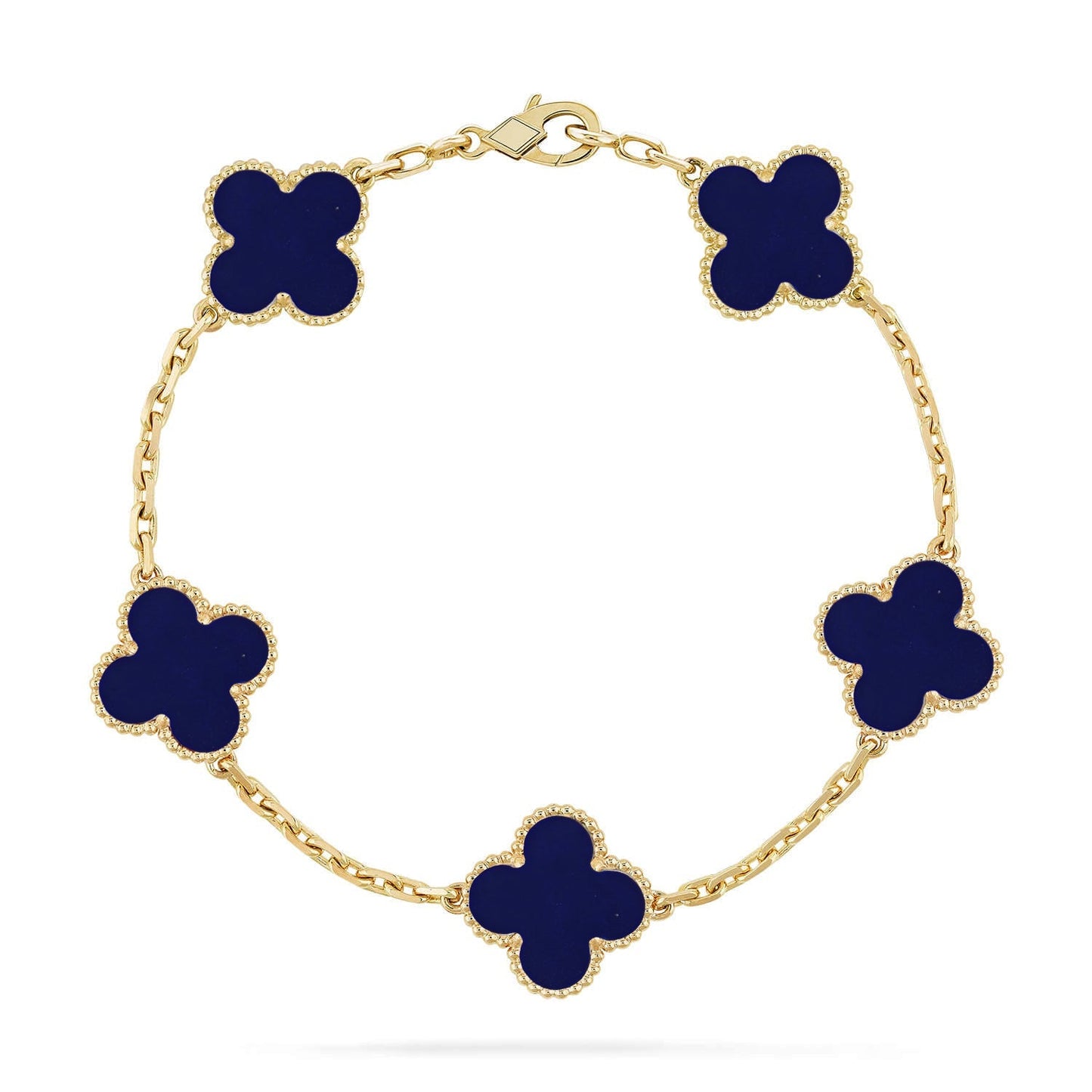 [Am jewelry]CLOVER 5 MOTIF LAPIS LAZULI BRACELET COLLECTION