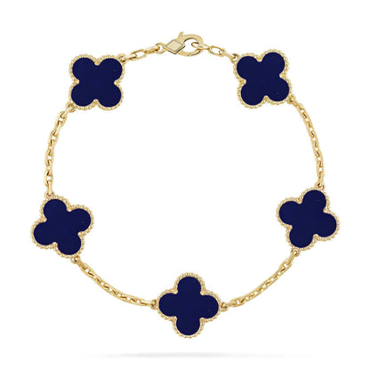 [Am jewelry]CLOVER 5 MOTIF LAPIS LAZULI BRACELET COLLECTION