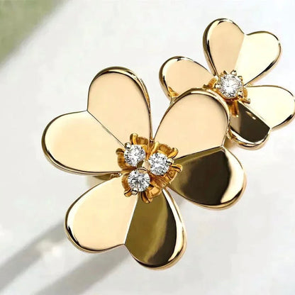 [Am jewelry]CLOVER COMOS GOLD DIAMOND RING