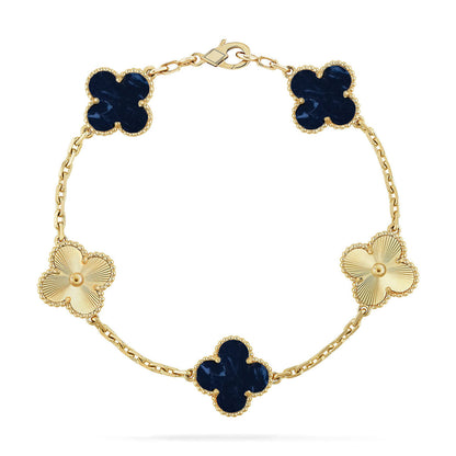 [Am jewelry]CLOVER 5 MOTIF PIETERSITE BRACELET COLLECTION