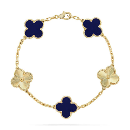 [Am jewelry]CLOVER 5 MOTIF LAPIS LAZULI BRACELET COLLECTION