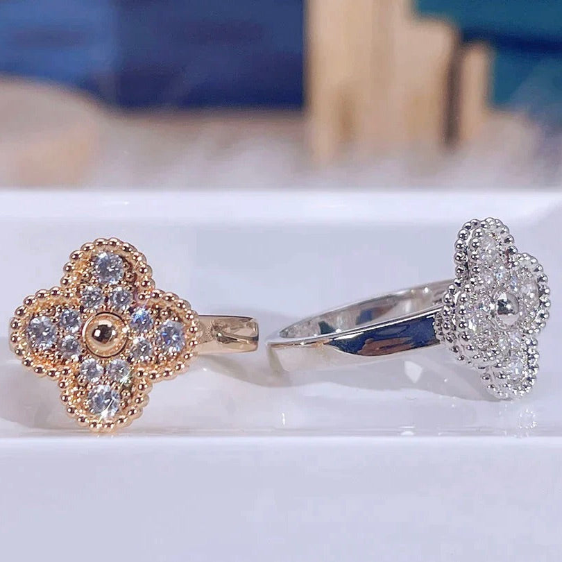 [Am jewelry]CLOVER DIAMOND RING