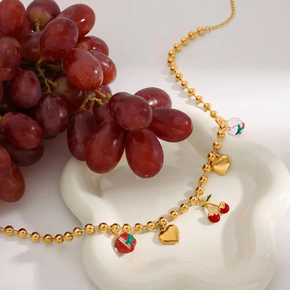 [AM Jewels]Kai Gold Cherry Necklace