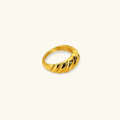 [AM Jewels]Amaia Gold Croissant Ring