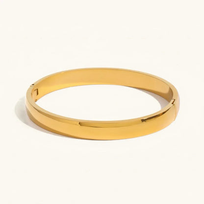 [AM Jewels]Melina Large Stacking Gold Bangle