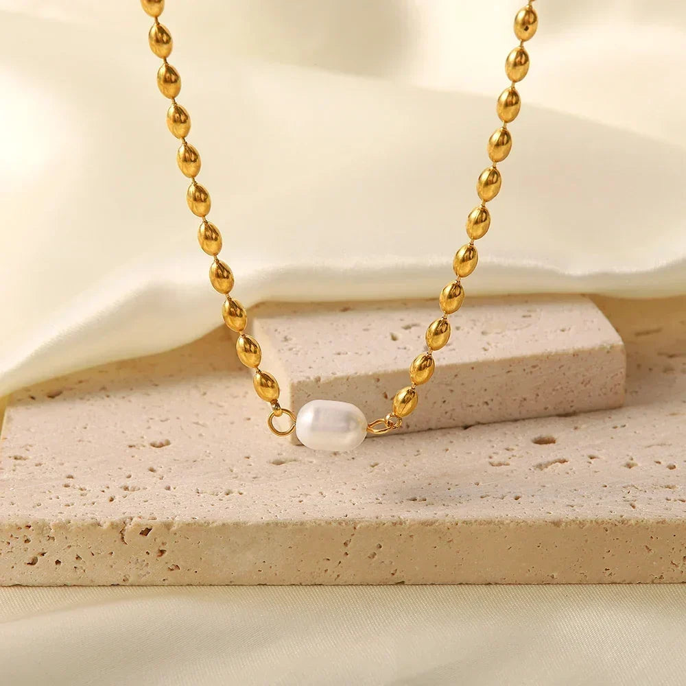 [AM Jewels]Neptune Freshwater Pearl Necklace