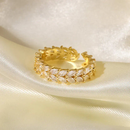 [AM Jewels]Clarisse Patterned Gold Ring