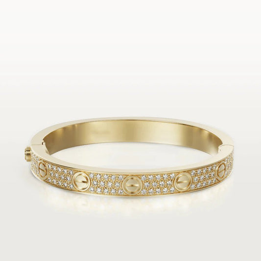 [Am jewelry]LOVE BRACELET 6.1MM DIAMOND-PAVED