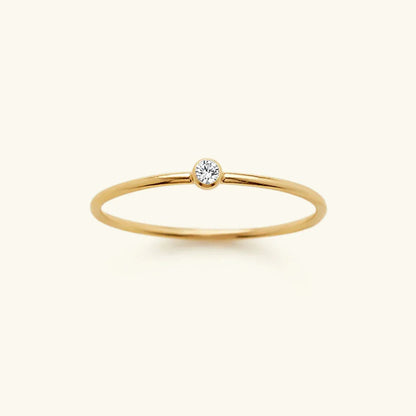 [AM Jewels]Amelia Birthstone Stacker Ring
