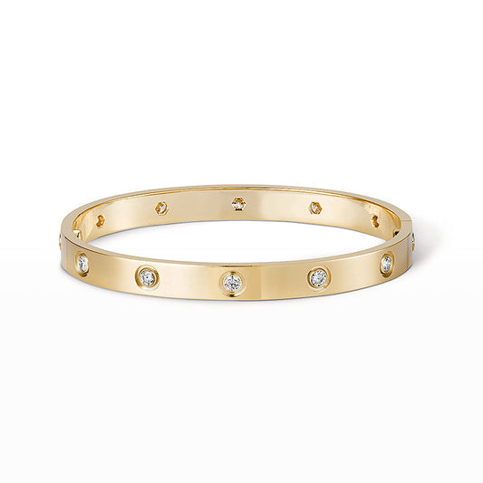 [Am jewelry]LOVE BRACELET 6.1MM 10 DIAMONDS