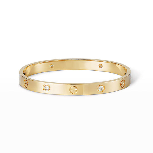 [Am jewelry]LOVE BRACELET 6.1MM 4 DIAMONDS