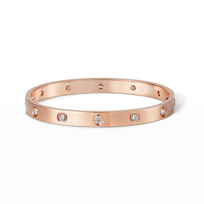 [Am jewelry]LOVE BRACELET 6.1MM 10 DIAMONDS