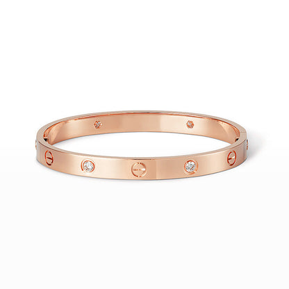 [Am jewelry]LOVE BRACELET 6.1MM 4 DIAMONDS