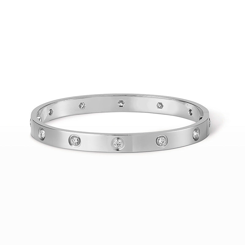 [Am jewelry]LOVE BRACELET 6.1MM 10 DIAMONDS