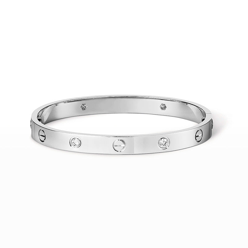 [Am jewelry]LOVE BRACELET 6.1MM 4 DIAMONDS