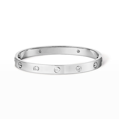 [Am jewelry]LOVE BRACELET 6.1MM 4 DIAMONDS
