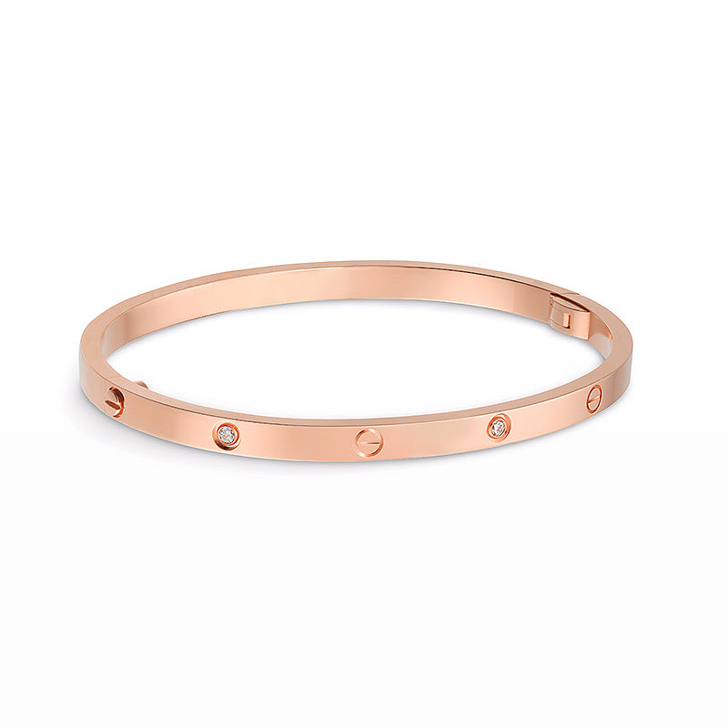 [Am jewelry]LOVE BRACELET 3.65MM 6 DIAMONDS