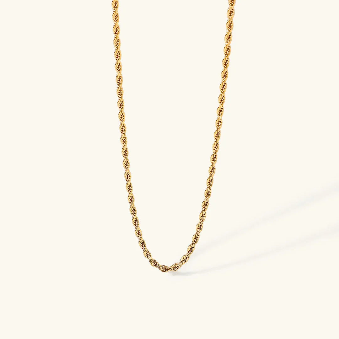 [AM Jewels]Calle Rope Chain Gold Necklace
