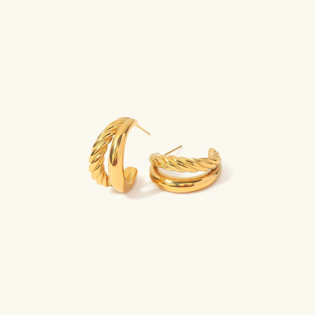 [AM Jewels]Cecilia Layered Earrings
