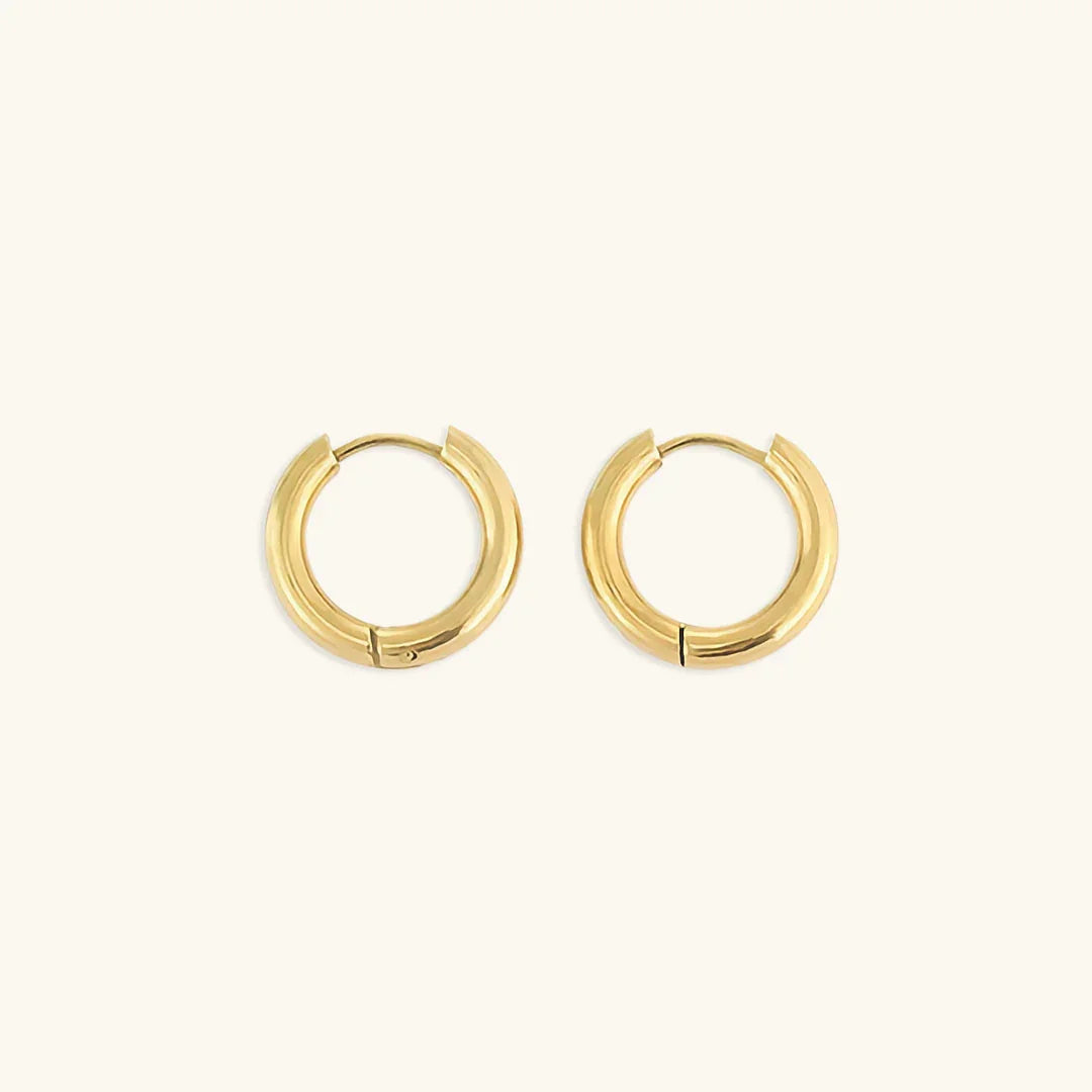 [AM Jewels]Classic Round Hoops