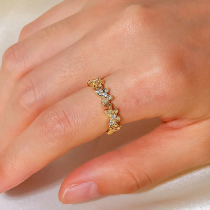 [AM Jewels]Colleen Butterfly Gold Ring