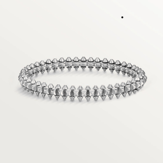 [Am jewelry]CLASH SILVER BRACELET