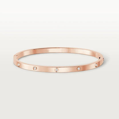 [Am jewelry]LOVE BRACELET 3.65MM 10 DIAMONDS