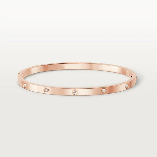 [Am jewelry]LOVE BRACELET 3.65MM 10 DIAMONDS