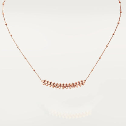 [Am jewelry]CLASH PINK GOLD NECKLACE