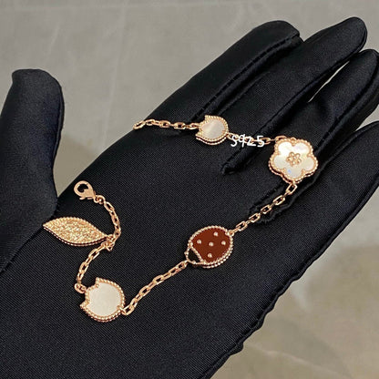 [Am jewelry]LUCKY SPRING 5 MOTIF BRACELET