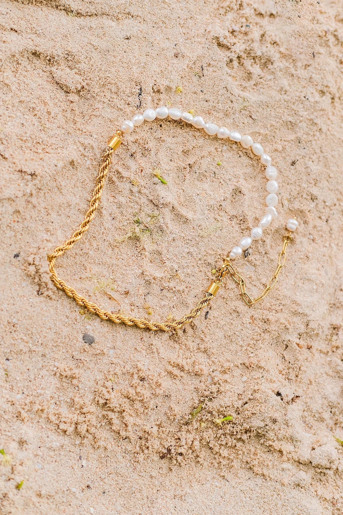 [AM Jewels]Dualia Gold Pearl Necklace