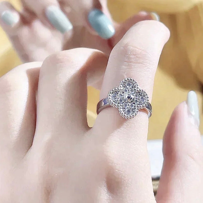[Am jewelry]CLOVER DIAMOND RING