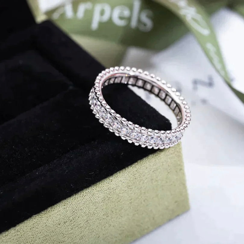[Am jewelry]PERLEE DIAMOND SILVER RING
