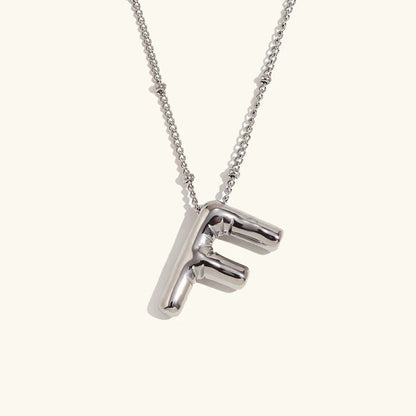 [AM Jewels]Balloon Gold Initial Necklace