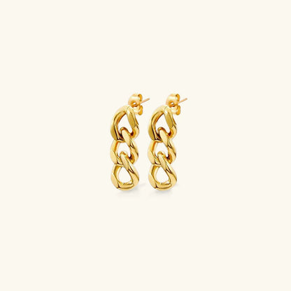 [AM Jewels]Giselle Gold Chain Earring